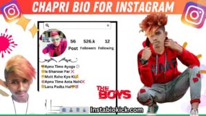 Chapri Bio for Instagram for Boy