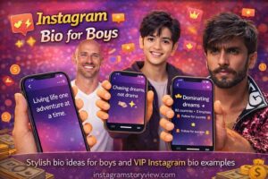 instagram bio for boys