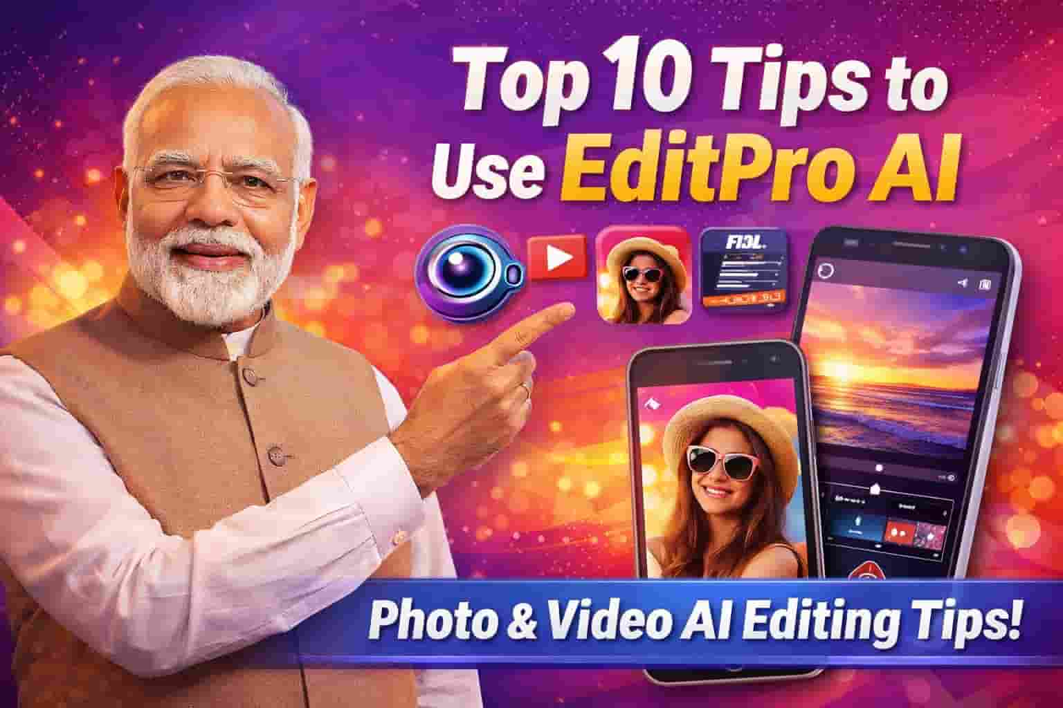 Top 10 Tips to use editpro ai