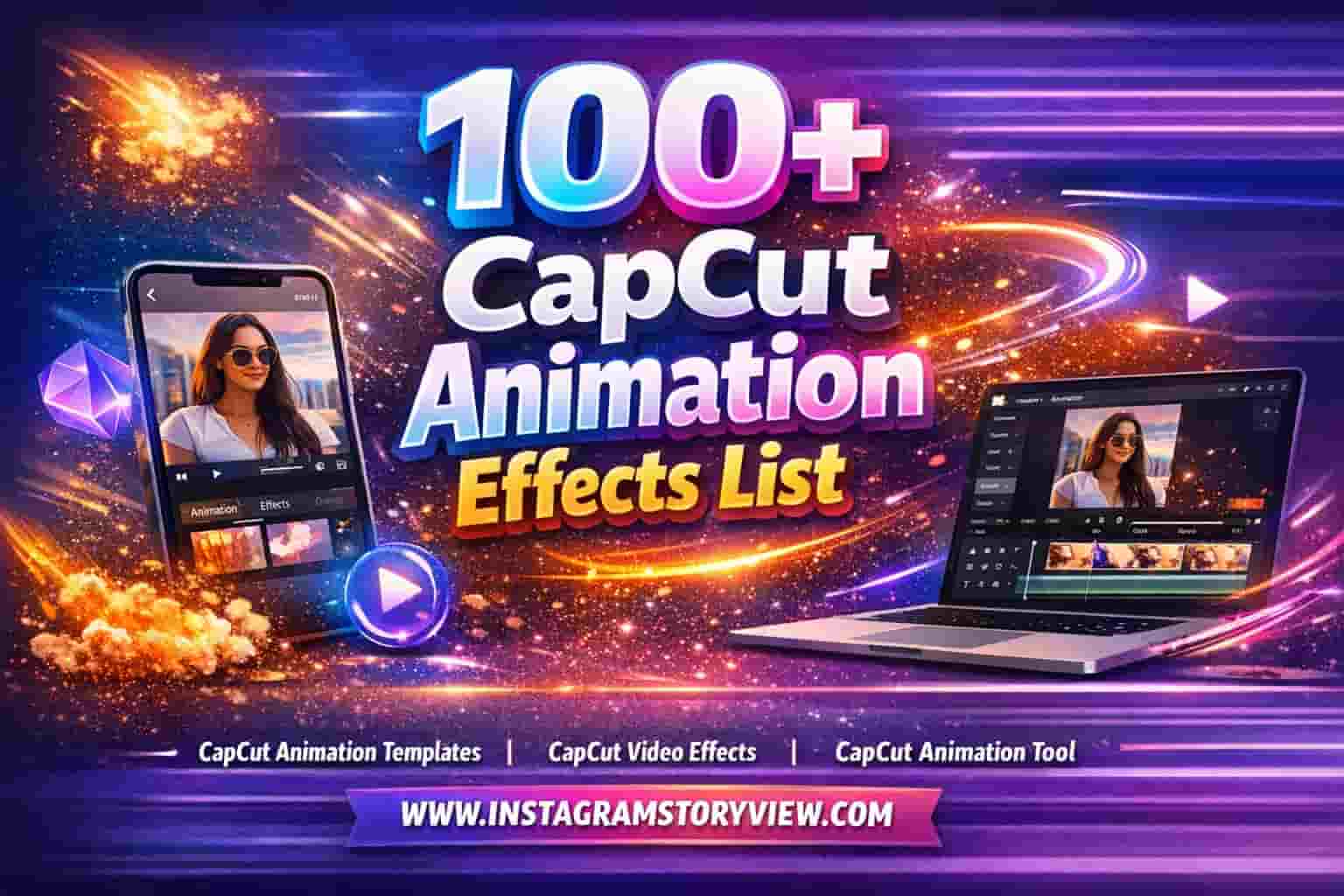 Read more about the article 100+ CapCut Animation Effects List
