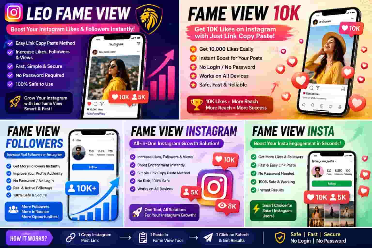 598+ fame view 10k like instagram using link copy paste