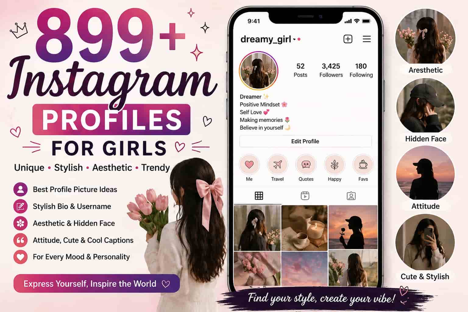 Read more about the article 899+ Instagram profiles for girls