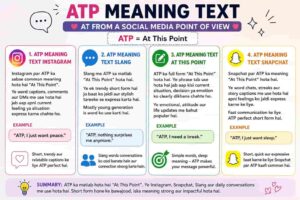 Atp meaning text at from a instagram point