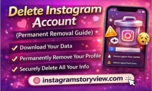 Disable Instagram Account Recovery 5 Delete Instagram Account in English