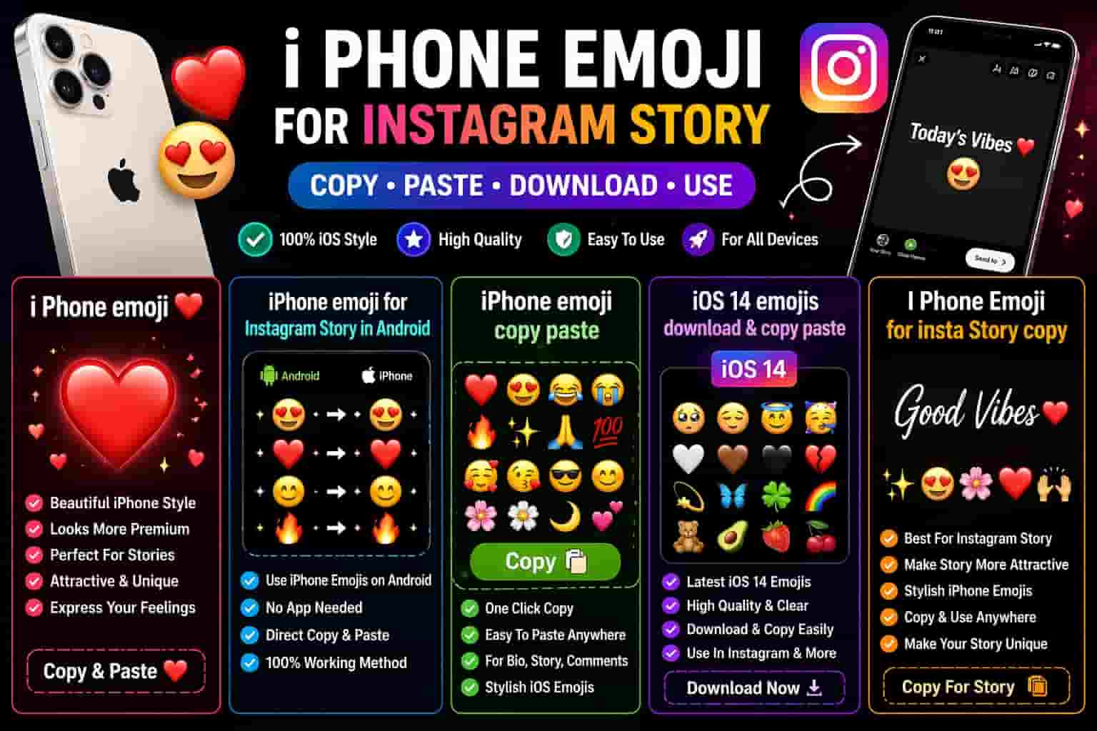 Read more about the article I PHONE EMOJI FOR SAVE INSTA STORY VIEW DOWNLOAD APP