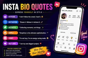 100+ Cool Insta Bio Quotes for Instagram Bio