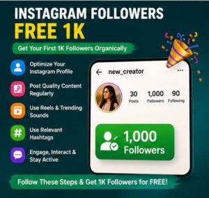 Instagram Followers Free 1K