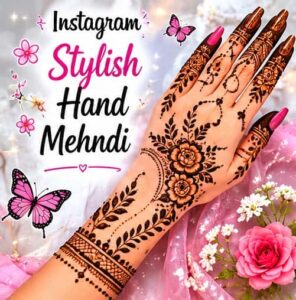 Instagram Stylish Hand Mehndi
