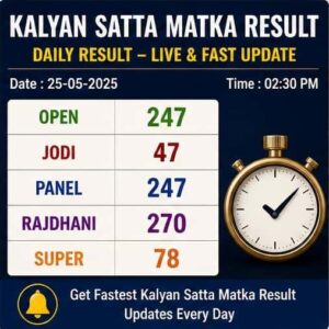 Kalyan Satta Matka Result