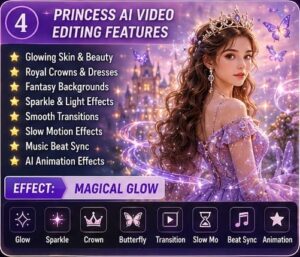 Princess AI Video Editing Features