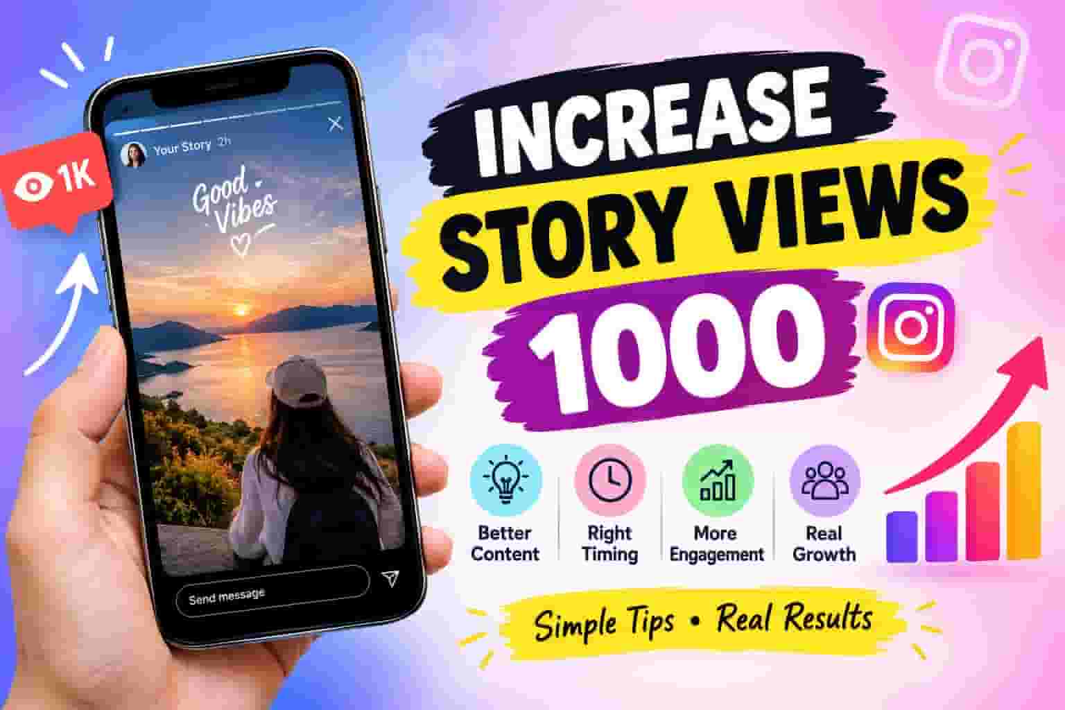 Increase Story Views 1000